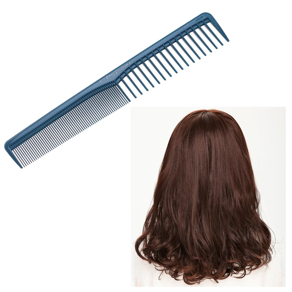 CALLARON Professional Barber Comb, Hair Cutting Comb with Fine Wide Teeth