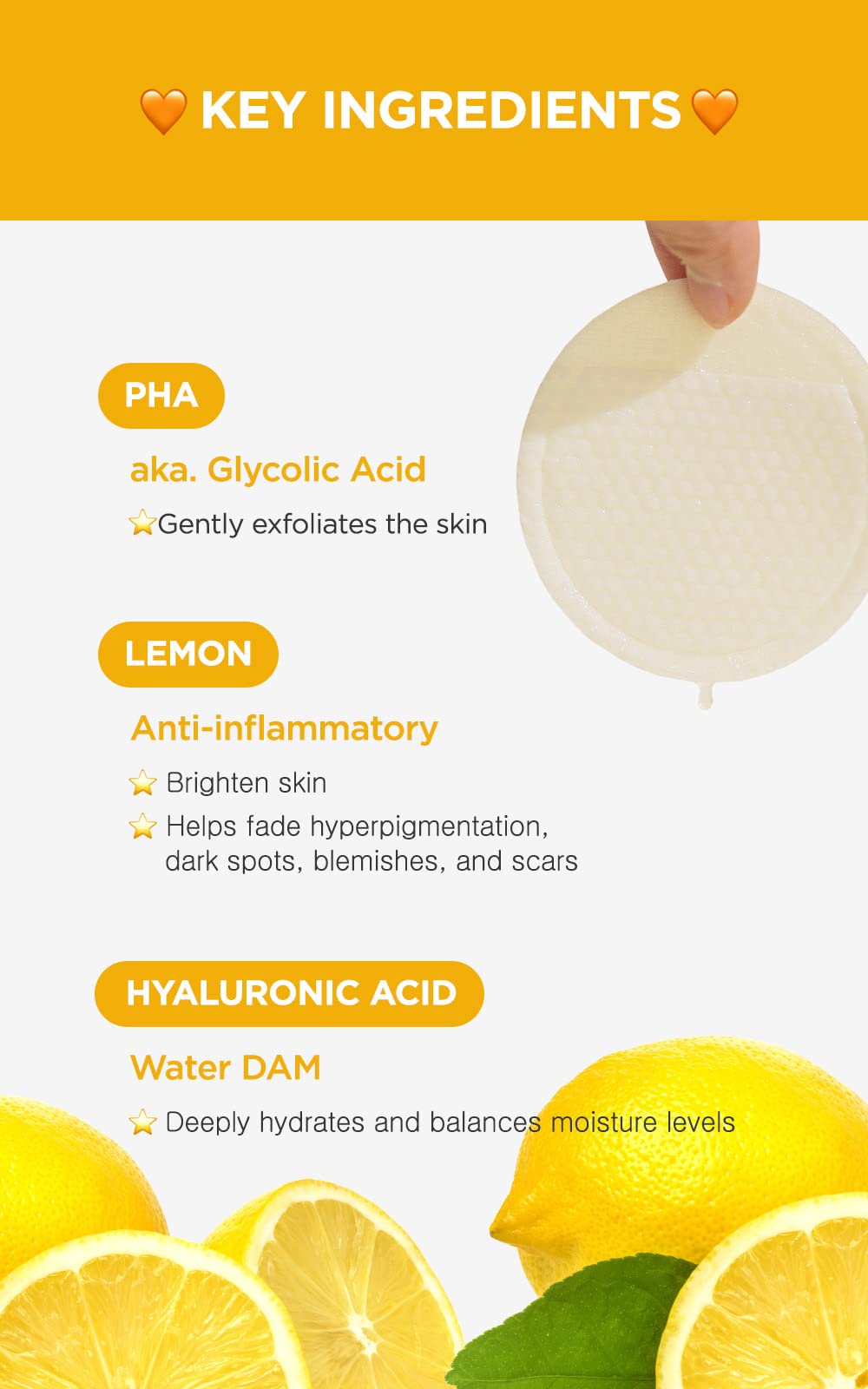 DERMALOgY by NEOgENLAB Bio-Peel gauze Peeling Pads (Lemon, 8 pcs)
