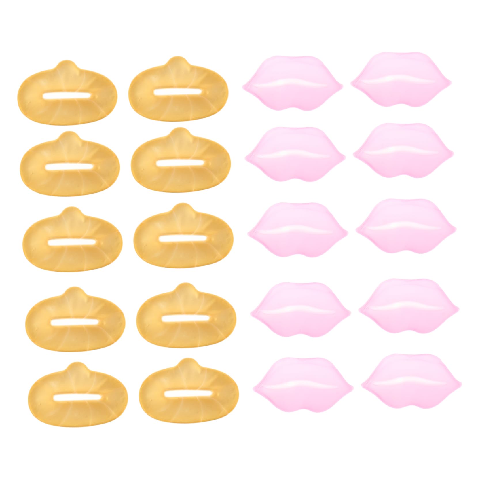Nourishing Lip Sleeping Mask 20pcs Collagen Lip Pads for Wrinkle Reduction Style