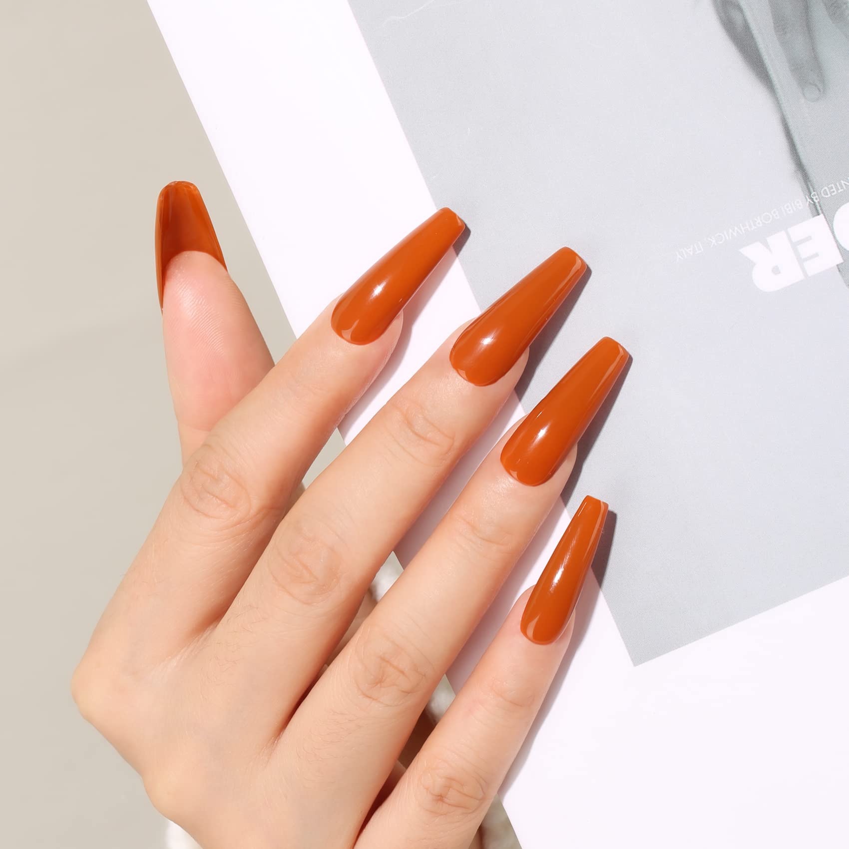 Maychao 15Ml Gel Nail Polish 1Pc Fall Pumpkin Gel Polish Soak Off Uv Led Nail Polish Nail Art Starter Manicure Salon Diy At Home
