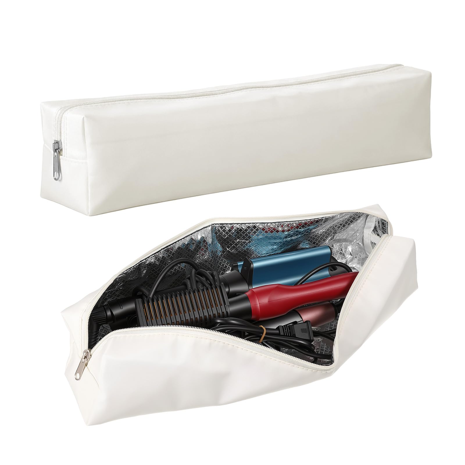 Ocapind Hot Hair Tools Organizer Bag Professional Heat Resistant Storage Pouch Portable Travel Case Curling Iron Tools Bag for C