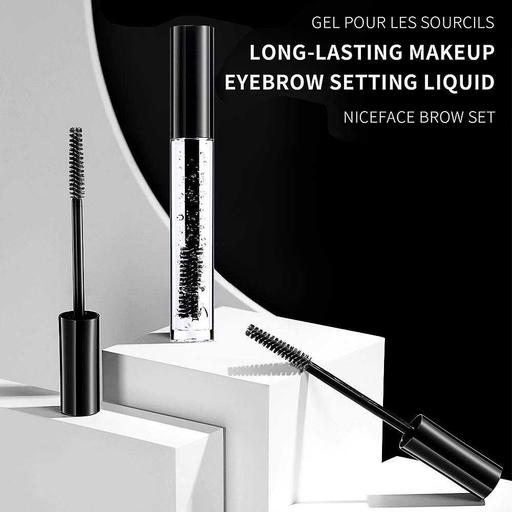 Dageda Clear Eyebrow Setting Gel, 4 Pack Brow Fix Gel, Waterproof And Sweat-Proof Eyebrow Repair Liquid Brows Styling Beauty Sal
