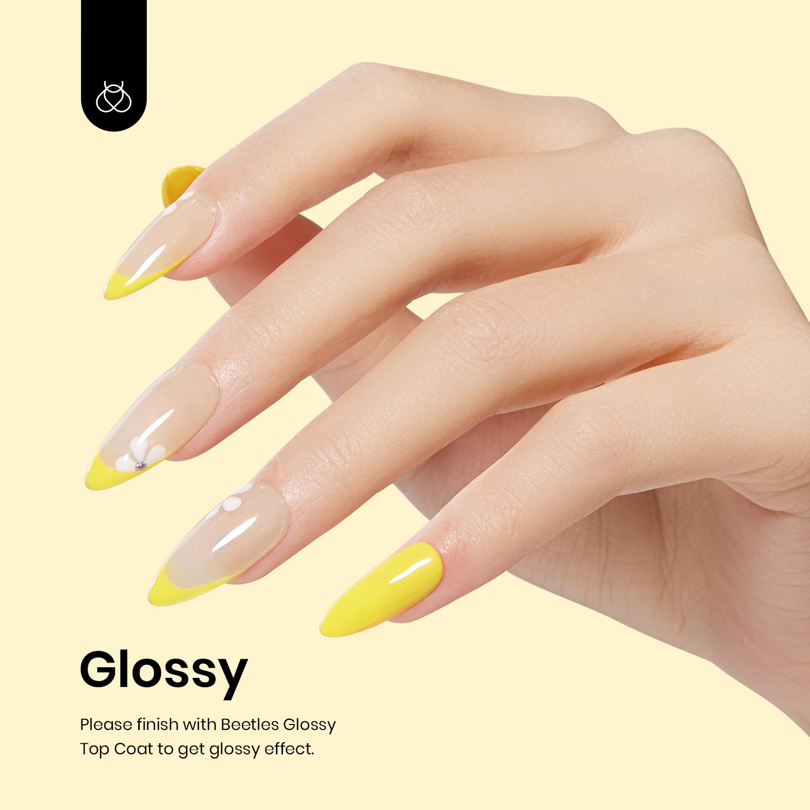 Beetles Gel Polish, 15Ml Canary Yellow Color Gel Polish Soak Off Led Nail Lamp Gel Polish Nail Art Diy Home Manicure Salon Gel 0