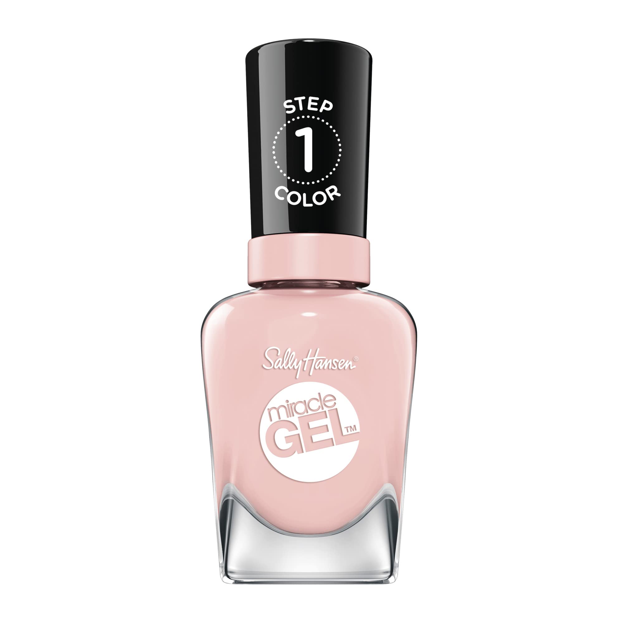 Sally Hansen Miracle Gel, Once Chiffon A Time, Long Lasting, Gel-Like Formula, No Uv Lamp Needed, Pink Nail Polish