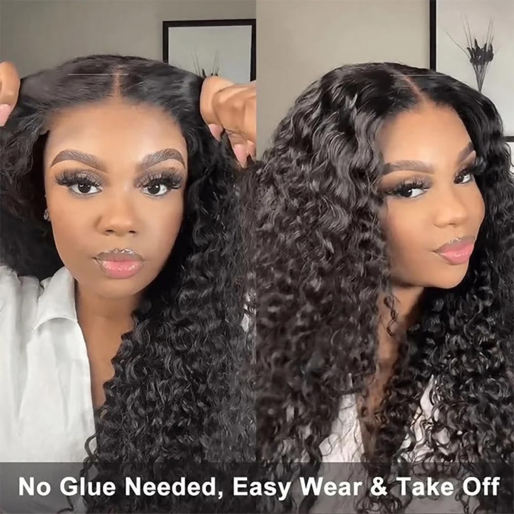 Jenniferita Wear And Go Glueless Wig Human Hair Pre Plucked Pre Cut 7X5 Invisible Secret Hd Lace Closure Wig 200% Density Brazil