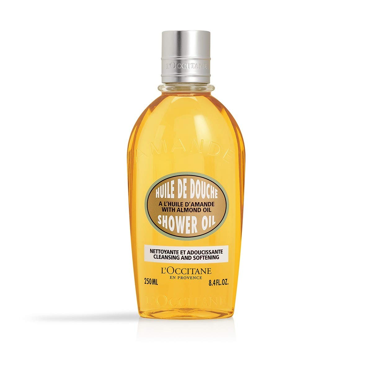 LOccitane Nourishing Almond Shower Oil, 250Ml | Cleanses Softly | Hydrates | Unisex
