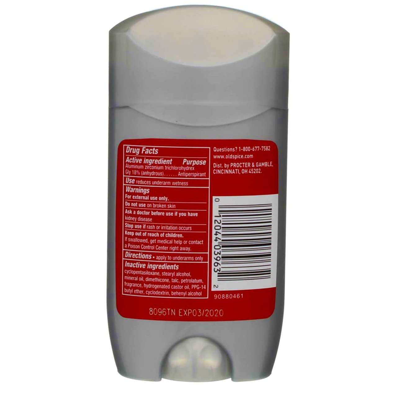 Old Spice Men's Bearglove Anti-Perspirant/Deodorant 2.6 oz (Pack of 2)
