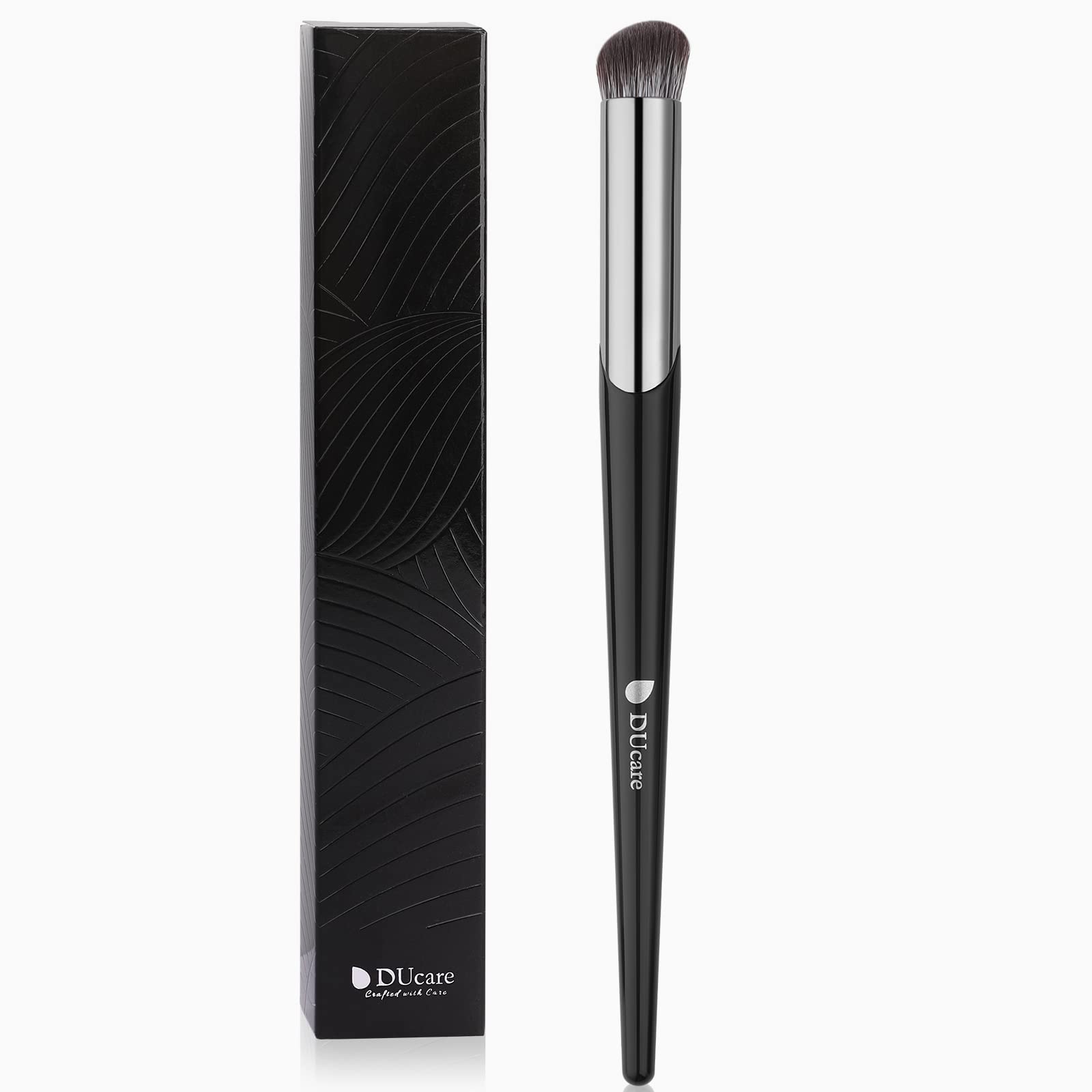 Concealer Brush Under Eye Ducare Angled Small Nose Contour Brush, Mini Thin Slanted Foundation Dark Circles Puffiness, Puffy Fac