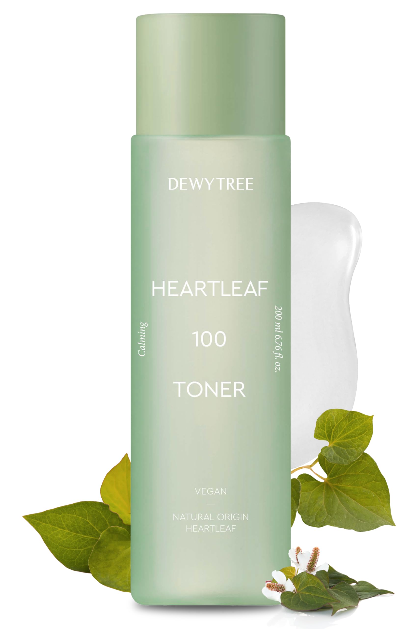 DEWYTREE Heartleaf 100 Vegan Moisturizing Toner w/ Plant Extracts Hydrating Toner for Dry Skin & All Skin Types Korean Toner for