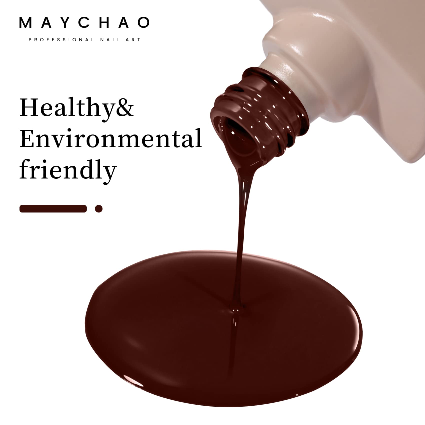 Maychao 15Ml Gel Nail Polish 1Pc Deep Cherry Red Nail Polish Soak Off Uv Led Nail Gel Polish Nail Art Starter Manicure Salon Diy