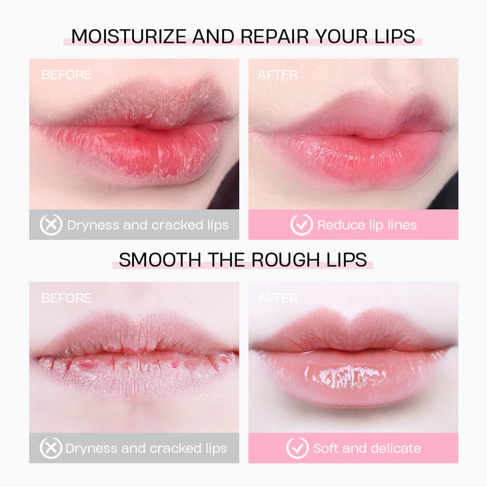 AKARY Sakura Lip Mask, Moisturizing & Repairing Lips Lines Deeply, Night Sleep Lip Mask, Fall/Winter Lip Treatment