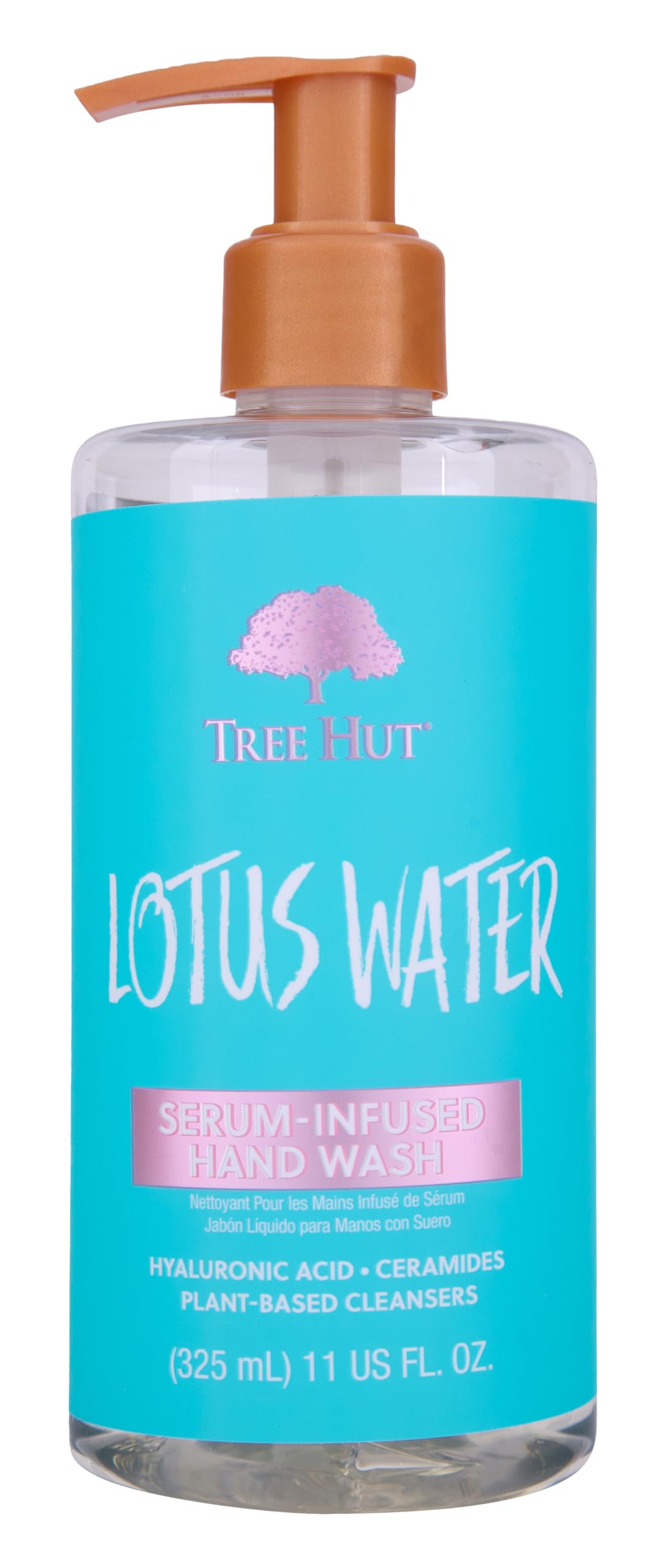 Tree Hut Lotus Water Serum Infused Hand Wash | Nourish & Hydrate Hands with Strengthening Skin Care | Long Lasting Scent | Clean