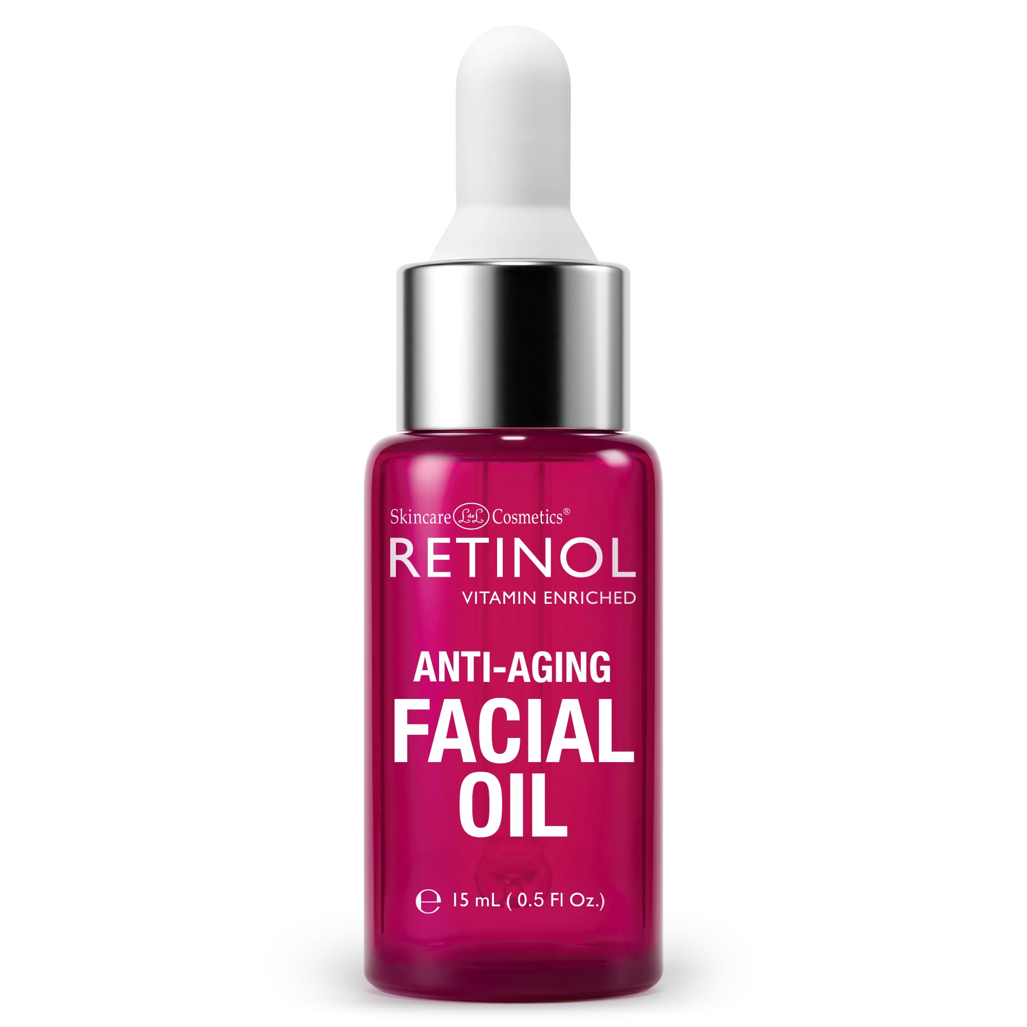 Retinol Anti-Aging Facial Oil - Instantly Adds A Glow To Your Face For A Younger Look - Radiance Booster With Nine Essential Oil