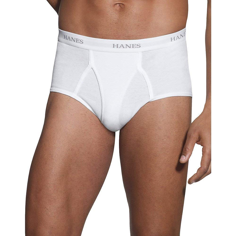 Hanes Ultimate mens Ultimate Tagless With comfortflex Waistband - Multiple Packs and colors briefs underwear, White 7 Pack, Larg