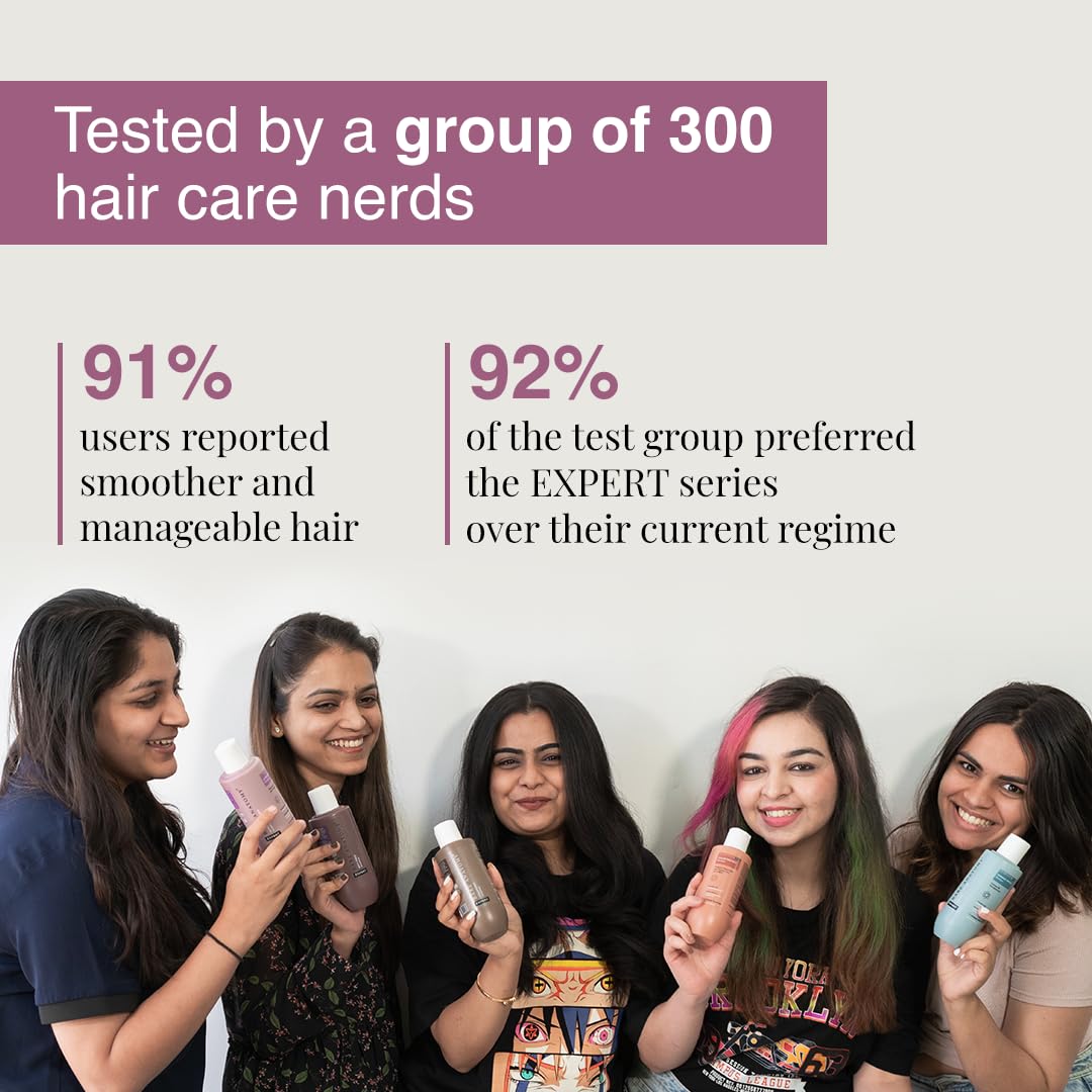 Bare Anatomy Ultra Smoothing Hair Shampoo | Restores Smoothing & Texture by 27% | Dry & Frizzy Hair | Paraben & Sulfate Free | F