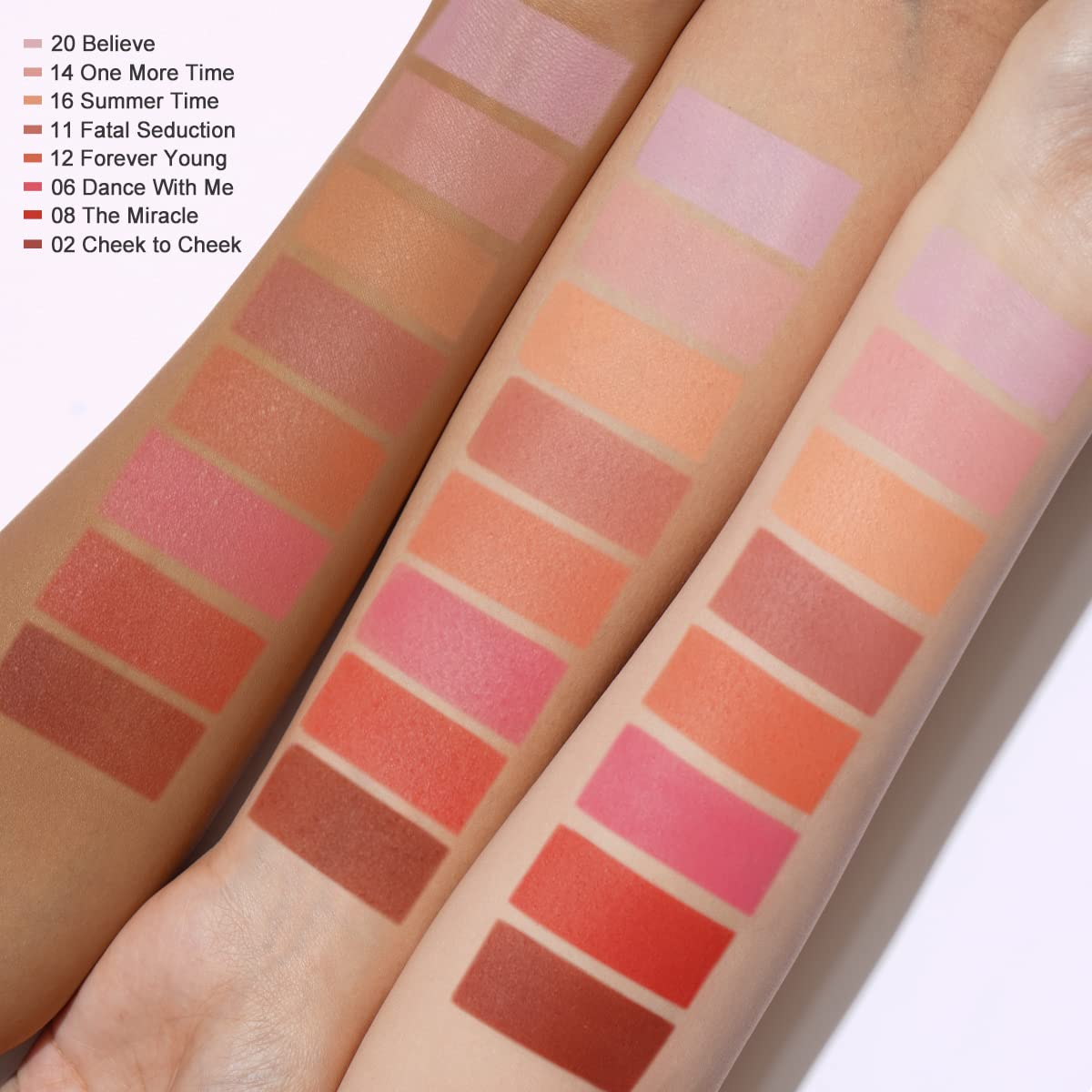 Oulac Blush Makeup Fair Skin| Highly Pigmented Powery Blush| Natural Matte Glow| Shape & Highlight Face| Cruelty-Free Blush With