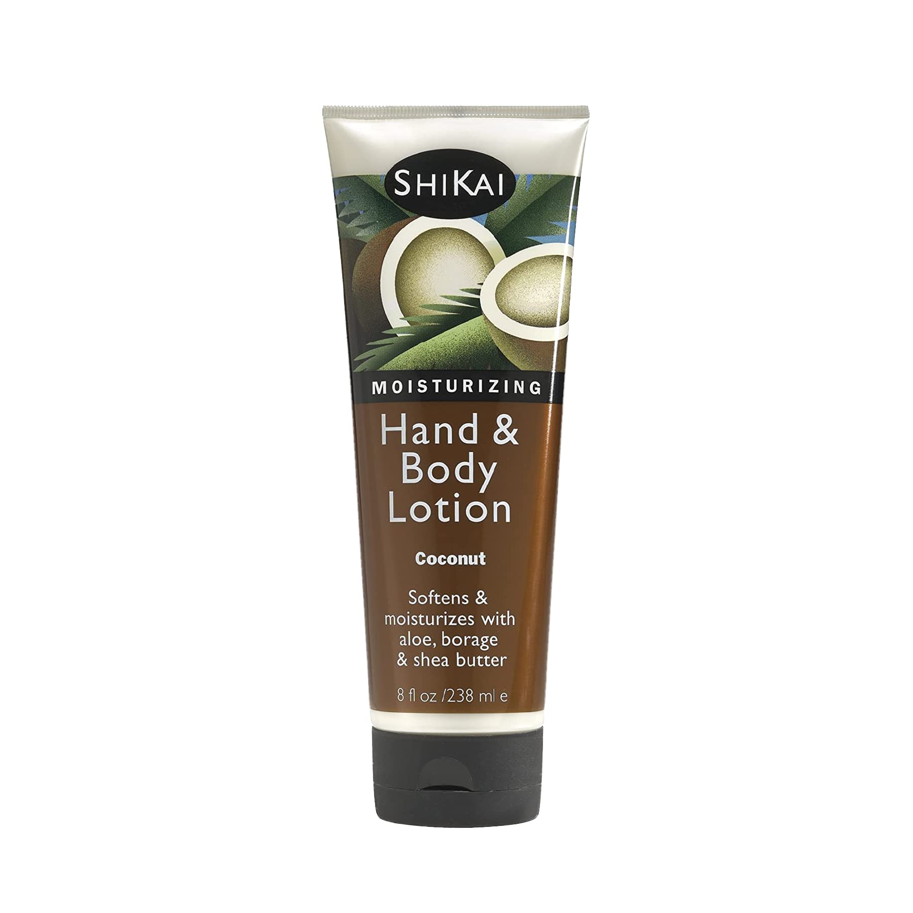 ShiKai - Coconut Hand & Body Lotion, Plant-Based, Ideal for Daily Use, Rich in Botanical Extracts, Helps Hydrate & Soften Skin, 