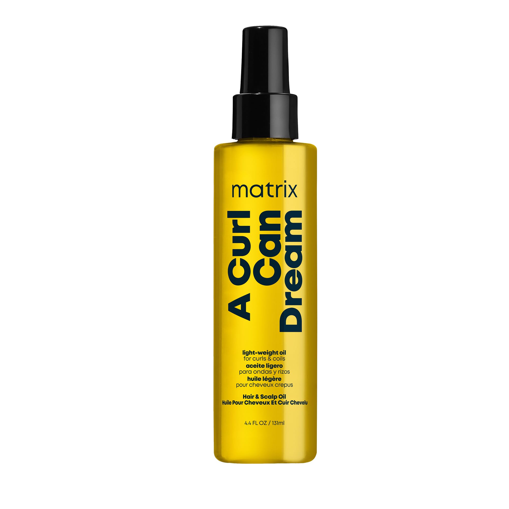 Matrix A Curl Can Dream Light-Weight Hair And Scalp Oil  For Curly & Coily Hair  Silicone Free  Infused With Manuka Honey Extrac