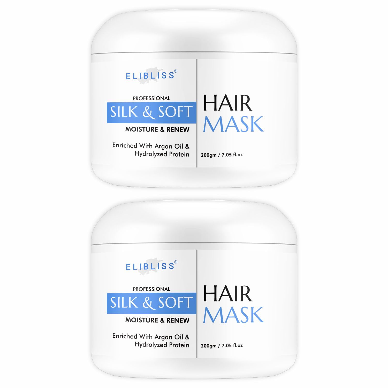 Elibliss Professional Silk & Soft Keratin Hair Mask With Argan Oil & Hydrolyzed Protein | Deep Nourishing Hair Mask For Dry & Fr