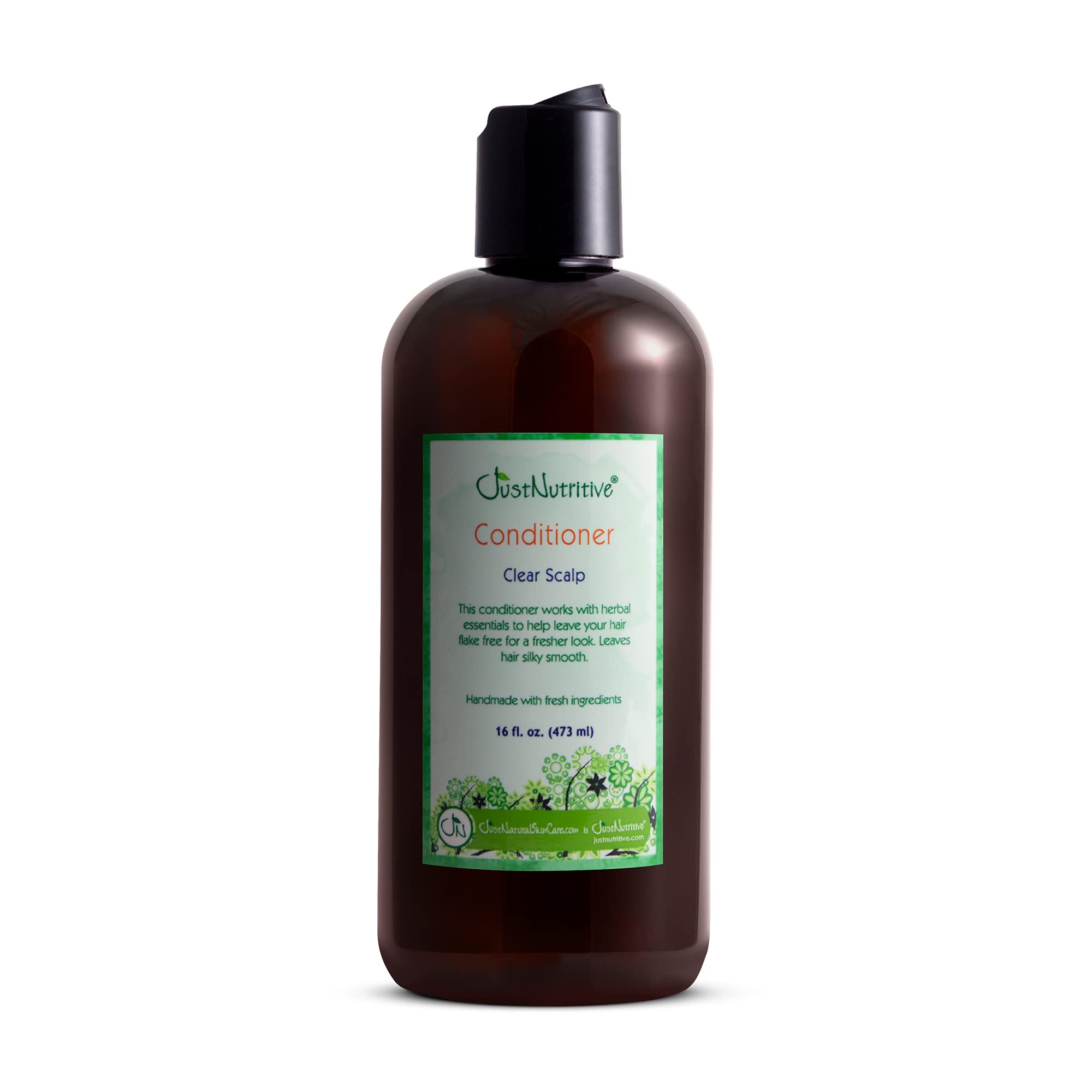 Just Nutritive Clear Scalp Dandruff Conditioner | Best Conditioner for Flake Less Hair | Natural Anti Dandruff Conditioner | Rel