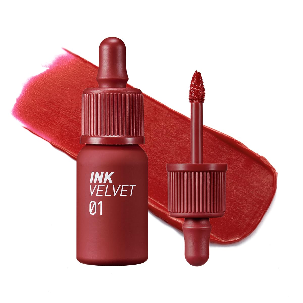 Peripera Ink the Velvet Lip Tint - High Pigment Color, Longwear, Weightless, Not Animal Tested, Gluten-Free, Paraben-Free (021 V