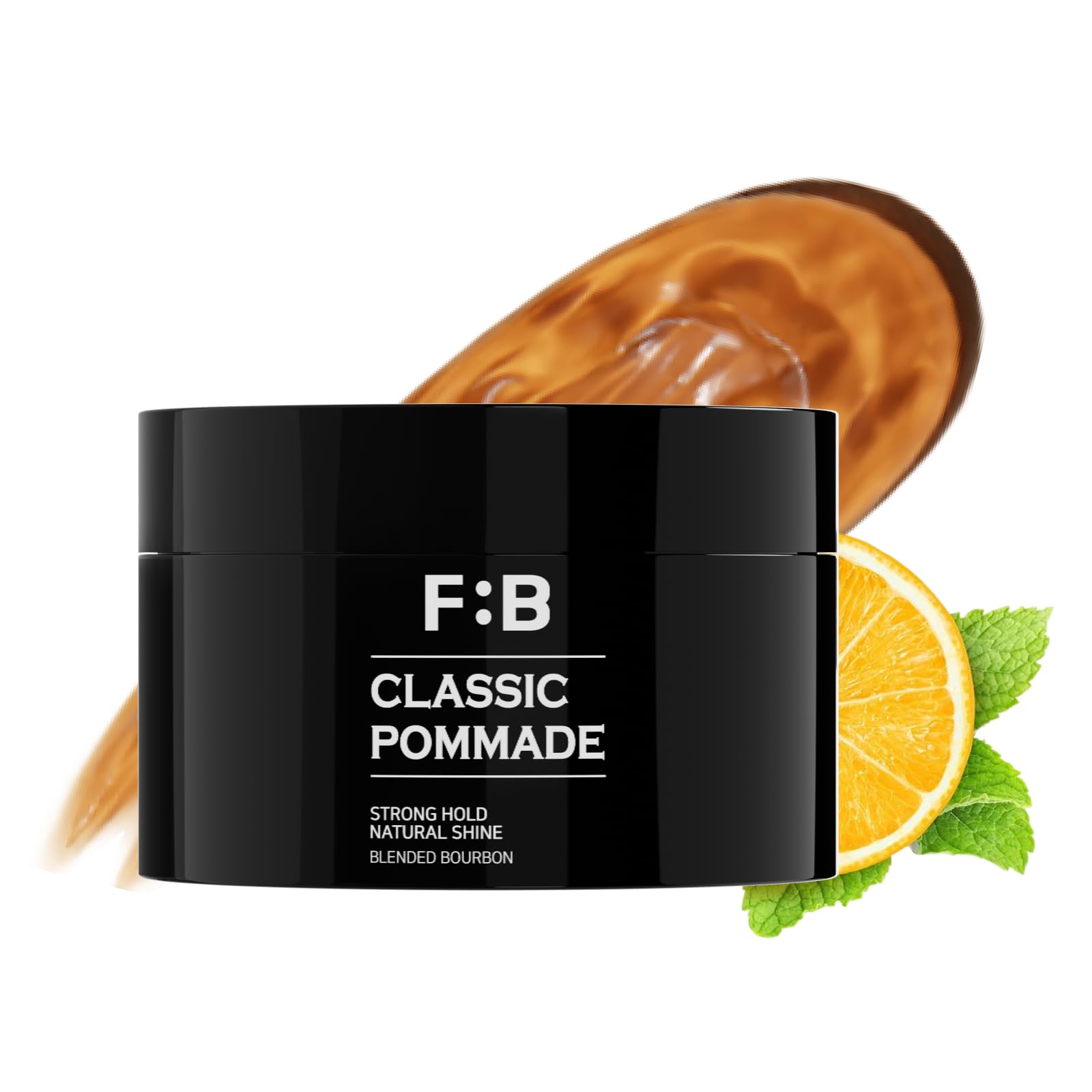 [Forbeaut] Classic Pomade  Strong Hold WaterBased Hair Wax for Men, Glossy Natural Finish, Lightweight Texture, Easy Rinse, Wo