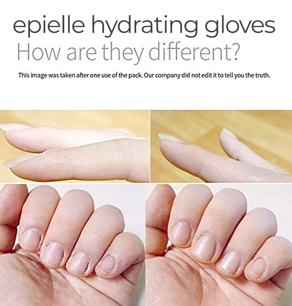 Epielle Hydrating Hand Masks (6Pk Gloves) For Dry Hands | Shea Butter, Jojoba Oil, Vitamin E | Intensive Spa Treatment | Beauty