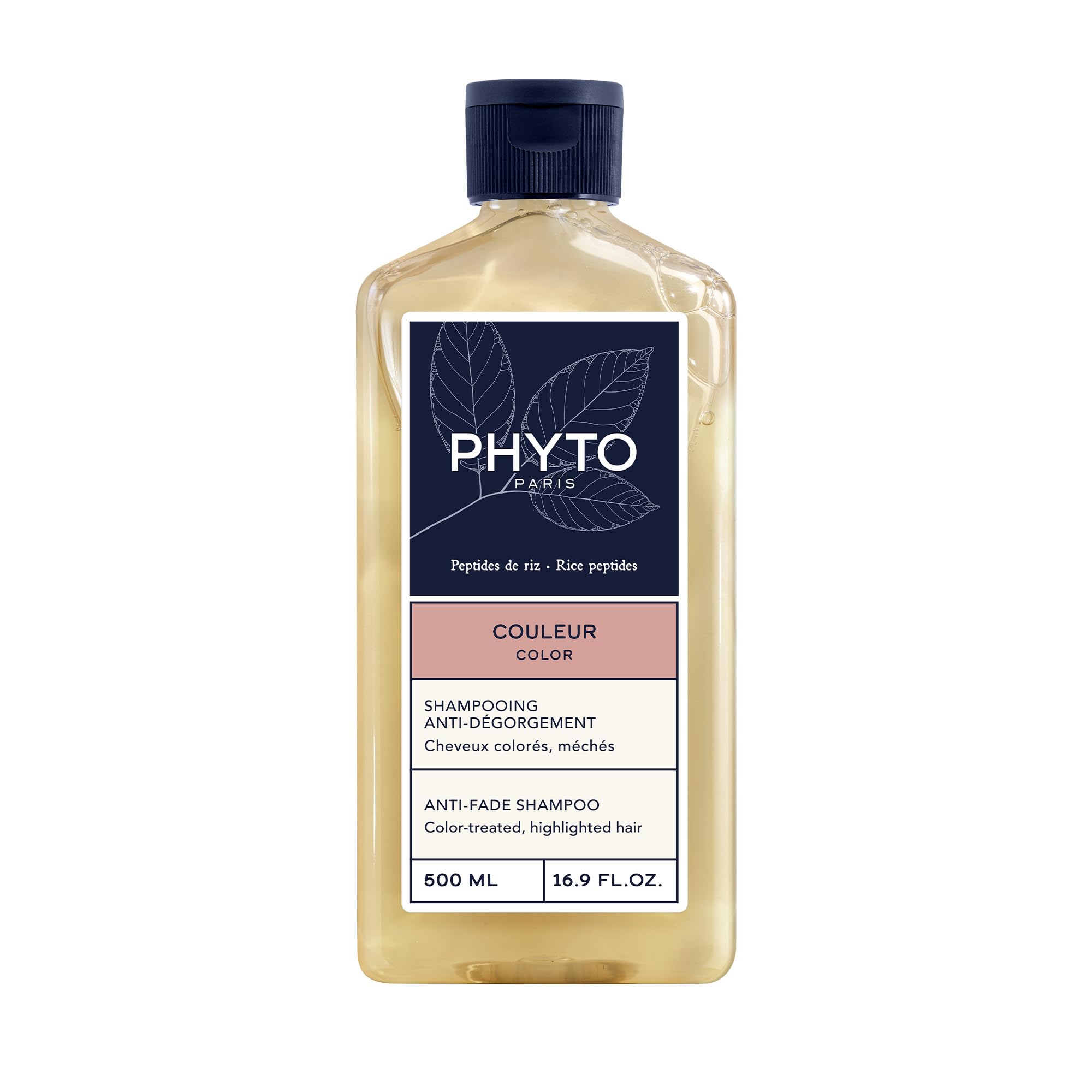 PHYTO Color Anti-Fade Shampoo - Sulfate-Free Color-Protecting Shampoo for Color-Treated Hair | Preserves & Revives Color Radianc