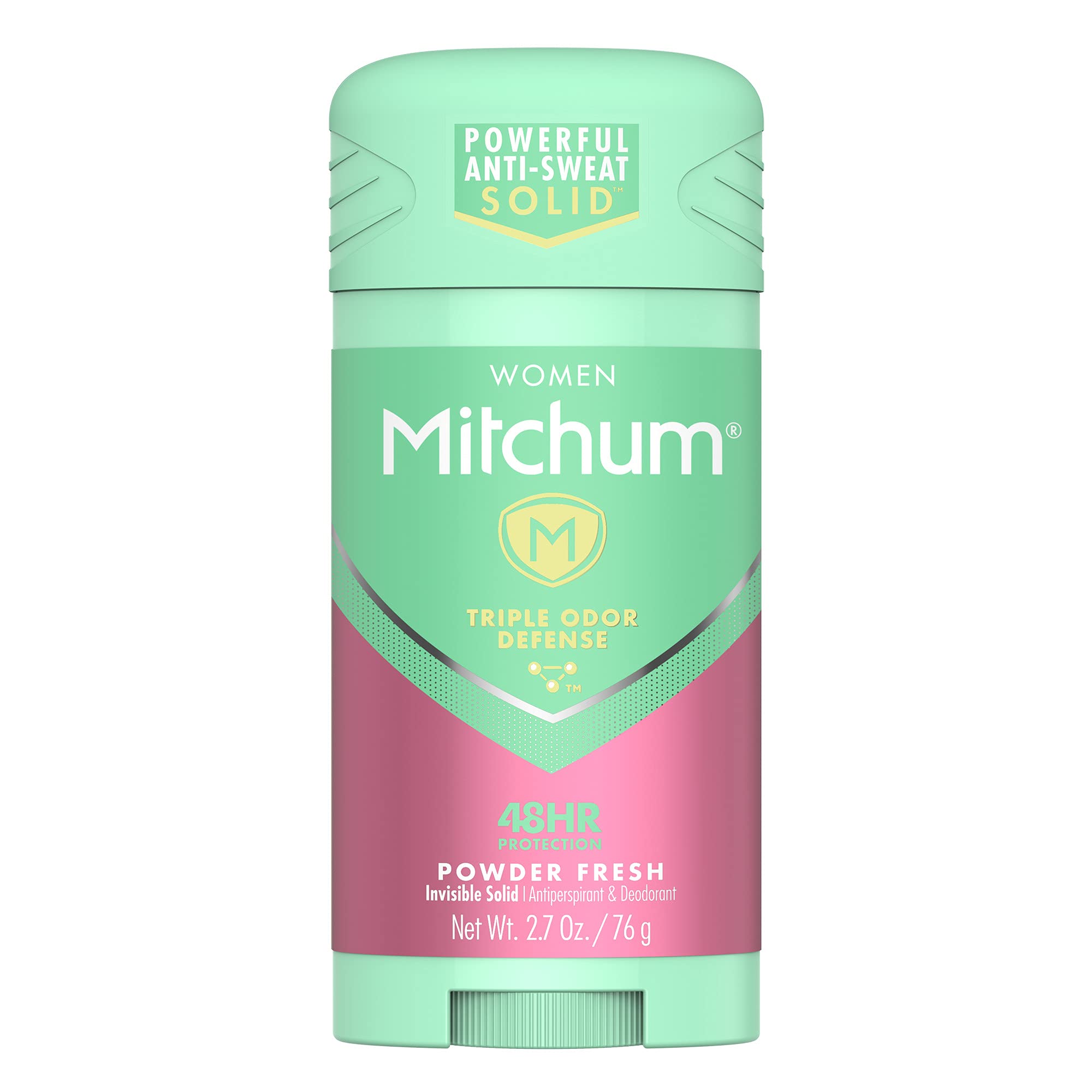 Women'S Deodorant By Mitchum, Solid Antiperspirant Deodorant Stick, Powder Fresh, 2.7 Oz (Pack Of 1)