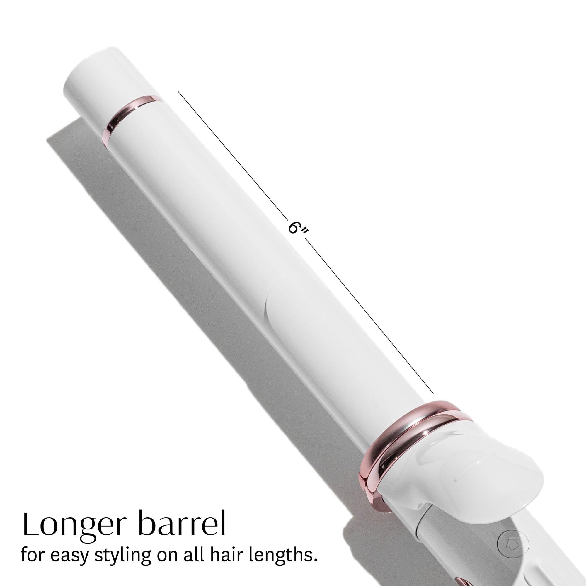 T3 CurlWrap 1 Automatic Rotating Curling Iron with Longer Barrel, 2 Timer Settings, 9 Heat Settings, Auto-Rotating Ceramic Barre