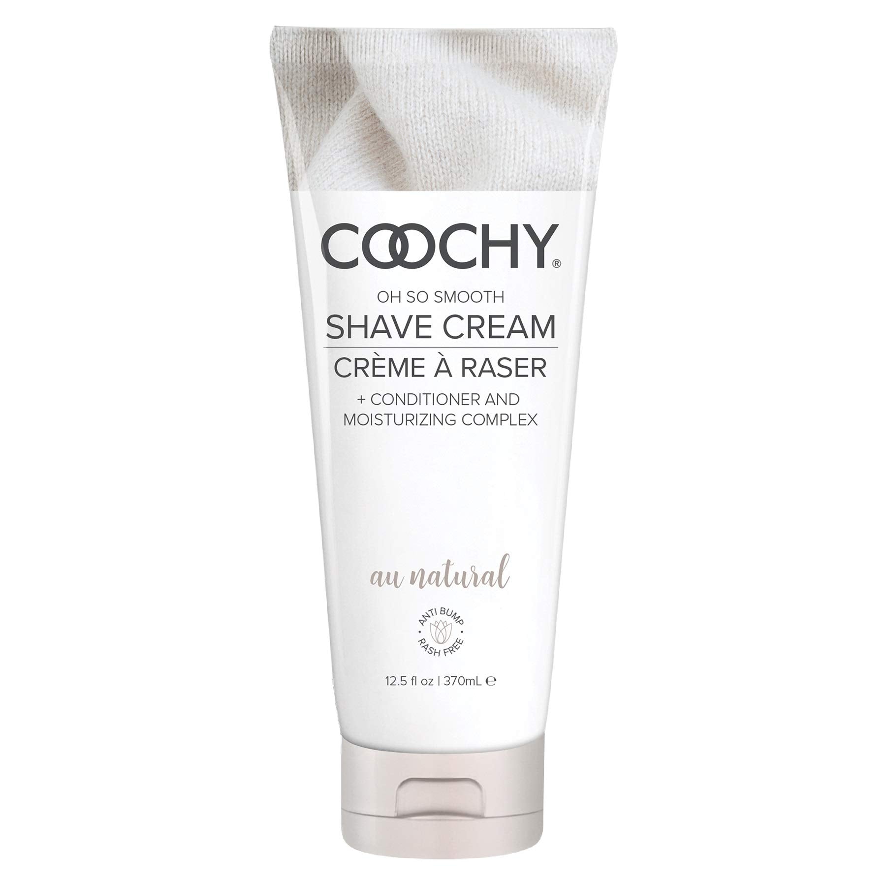 Coochy Rash-Free Shave Cream | Conditioner & Moisturizing Complex | Ideal for Sensitive Skin, Anti-Bump | Made w/Jojoba Oil, Saf