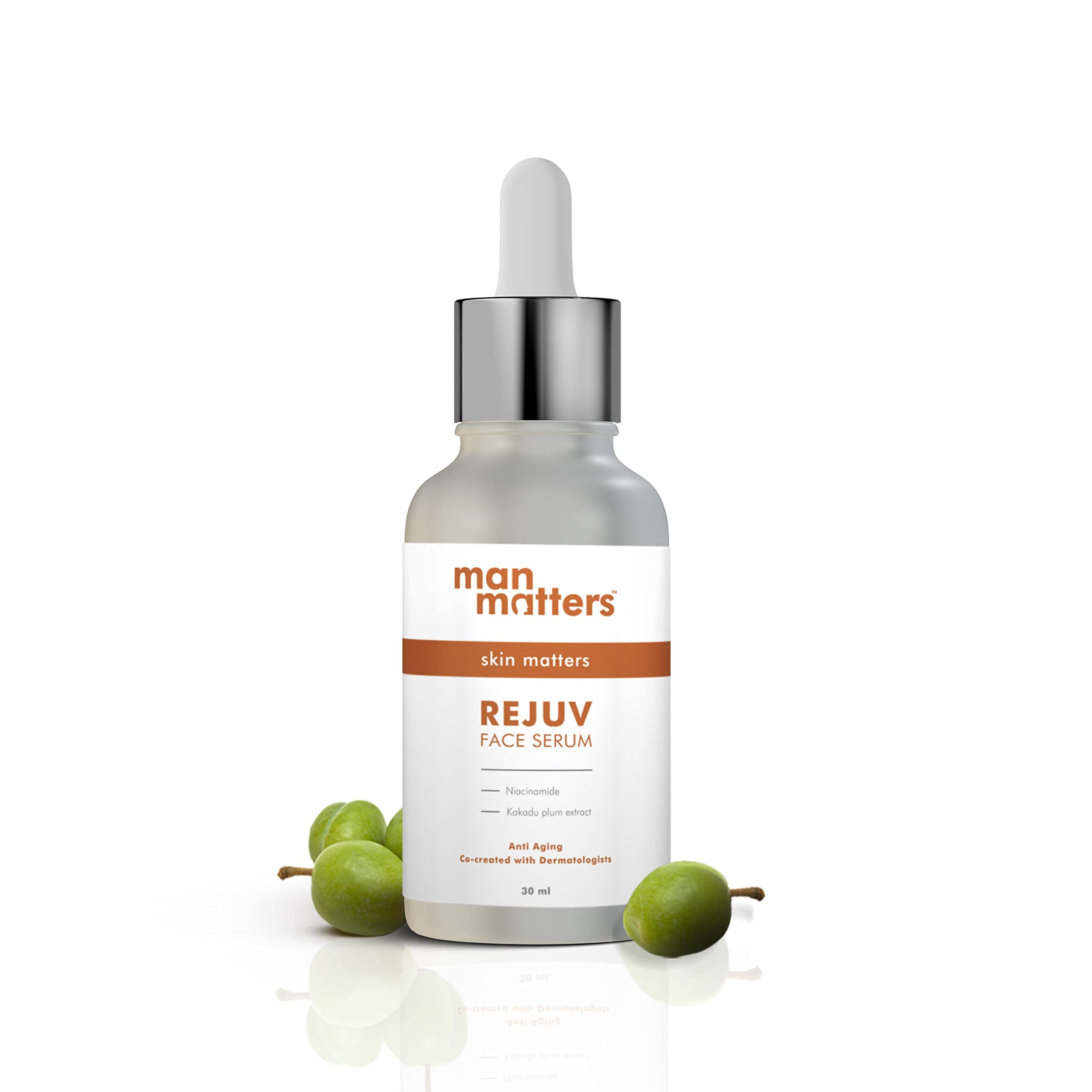 Man Matters Rejuv Face Serum | Radiant Skin, Fights Acne, Acne Scars, Aging & Dark Spots | 10% Niacinamide & 2% Kakadu Plum (The