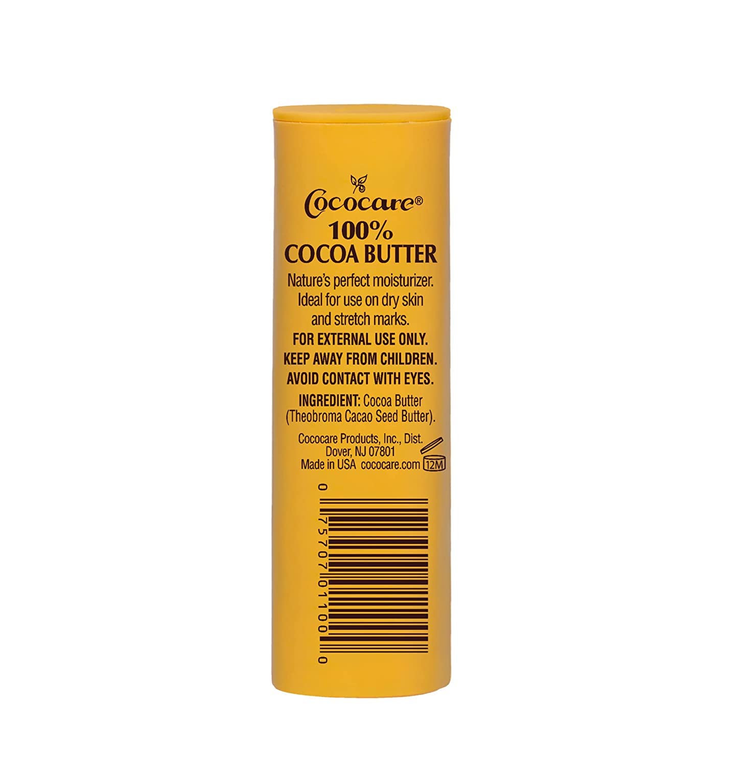 Cococare 100% Cocoa Butter Stick, 1 oz, Pack of 4