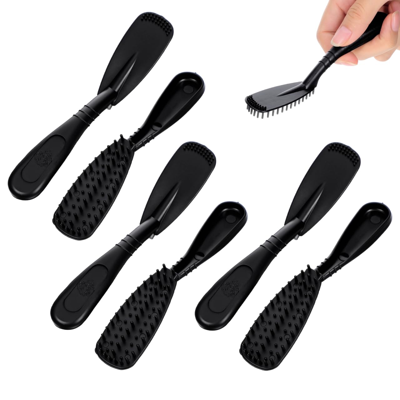 NOLITOY Hair Dye Brush Set 6Pcs Reusable Salon Coloring Comb Applicators for Professional Hair Tinting and Home DIY Highlighting