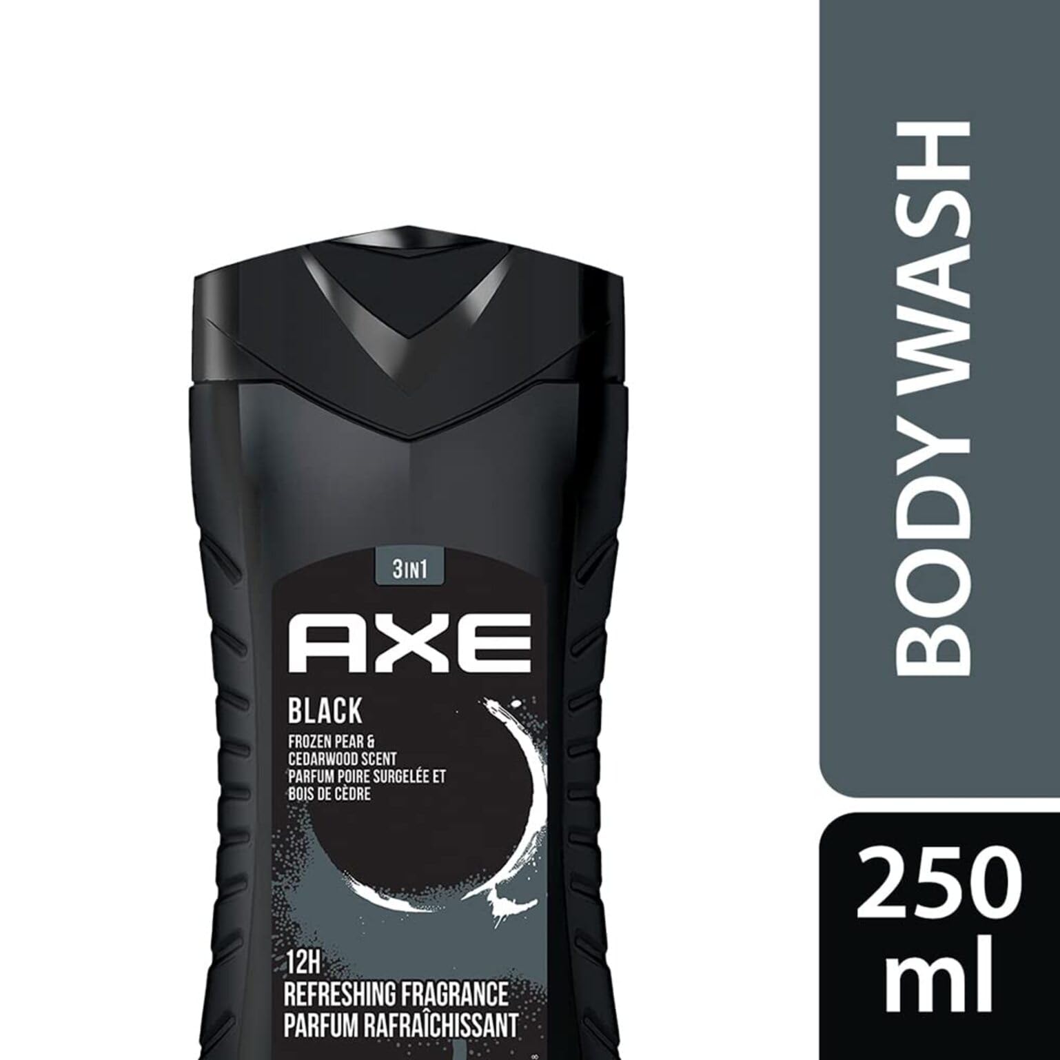 AXE Black- Frozen Pear & Cedarwood Scent 3 in 1 Body wash| Face wash| Hair wash