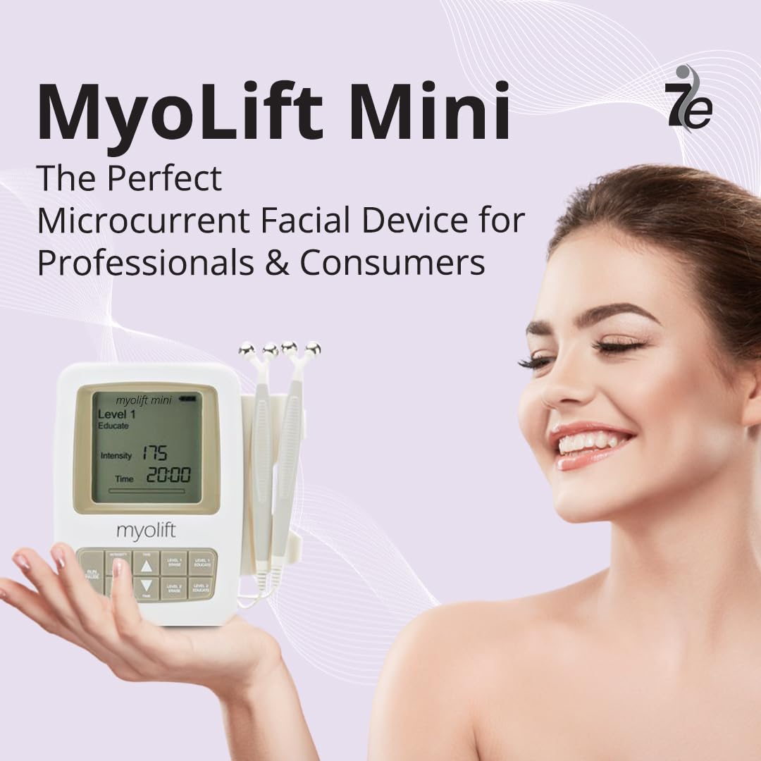 7E Wellness Myolift Mini Microcurrent Facial Device - Non-Invasive Face Lift, Facial Skin Care Products For Anti Aging, Skin Tig
