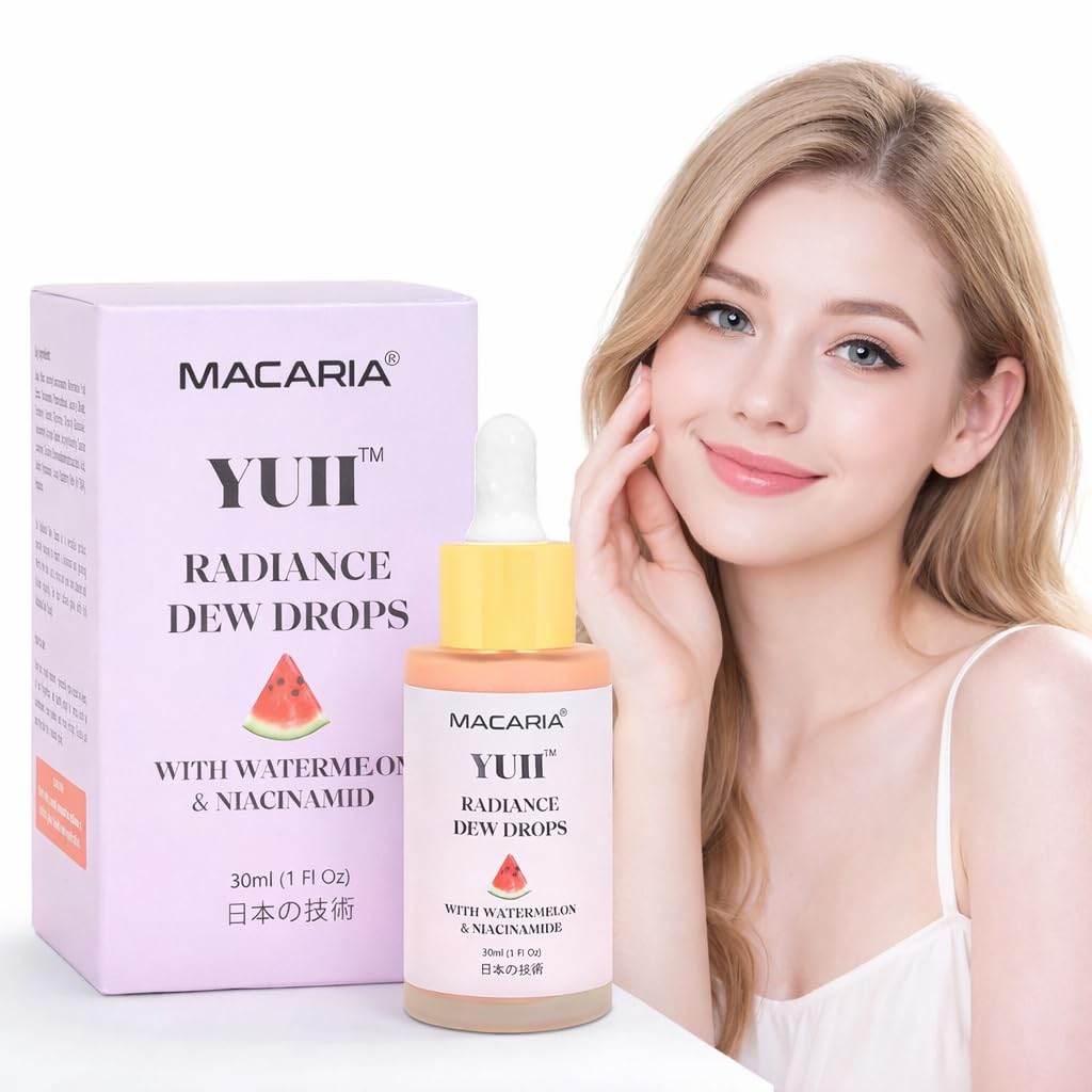 YUII Dew Drops Glow Watermelon Niacinamide Serum, Watermelon Highlighting Serum  Moisturize (Japanese Recipe)