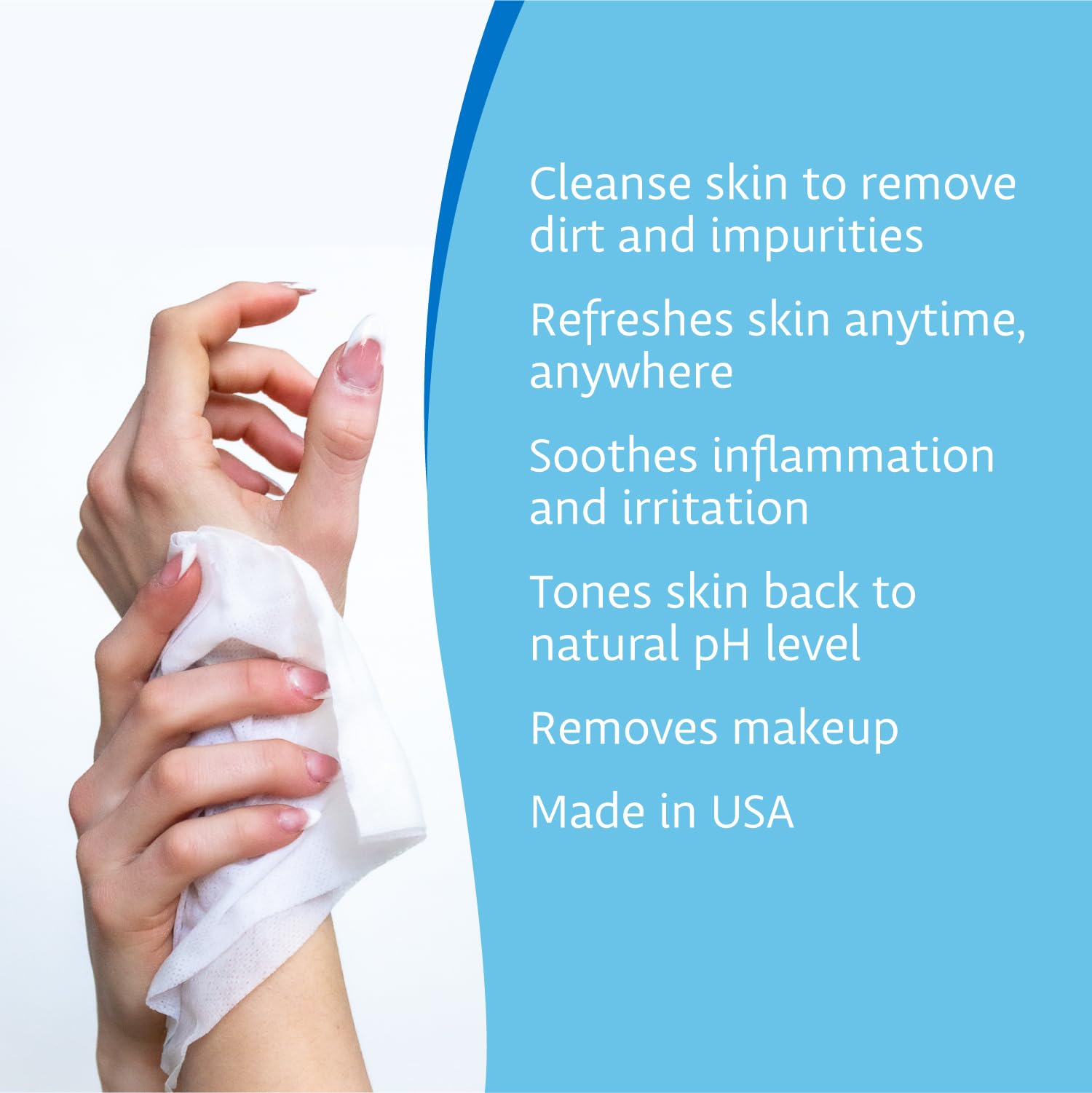 The Pharma-C Company Witch Hazel Wipes [40 Wipes] - Daily Toner & Astringent Cleansing Cloths For Face