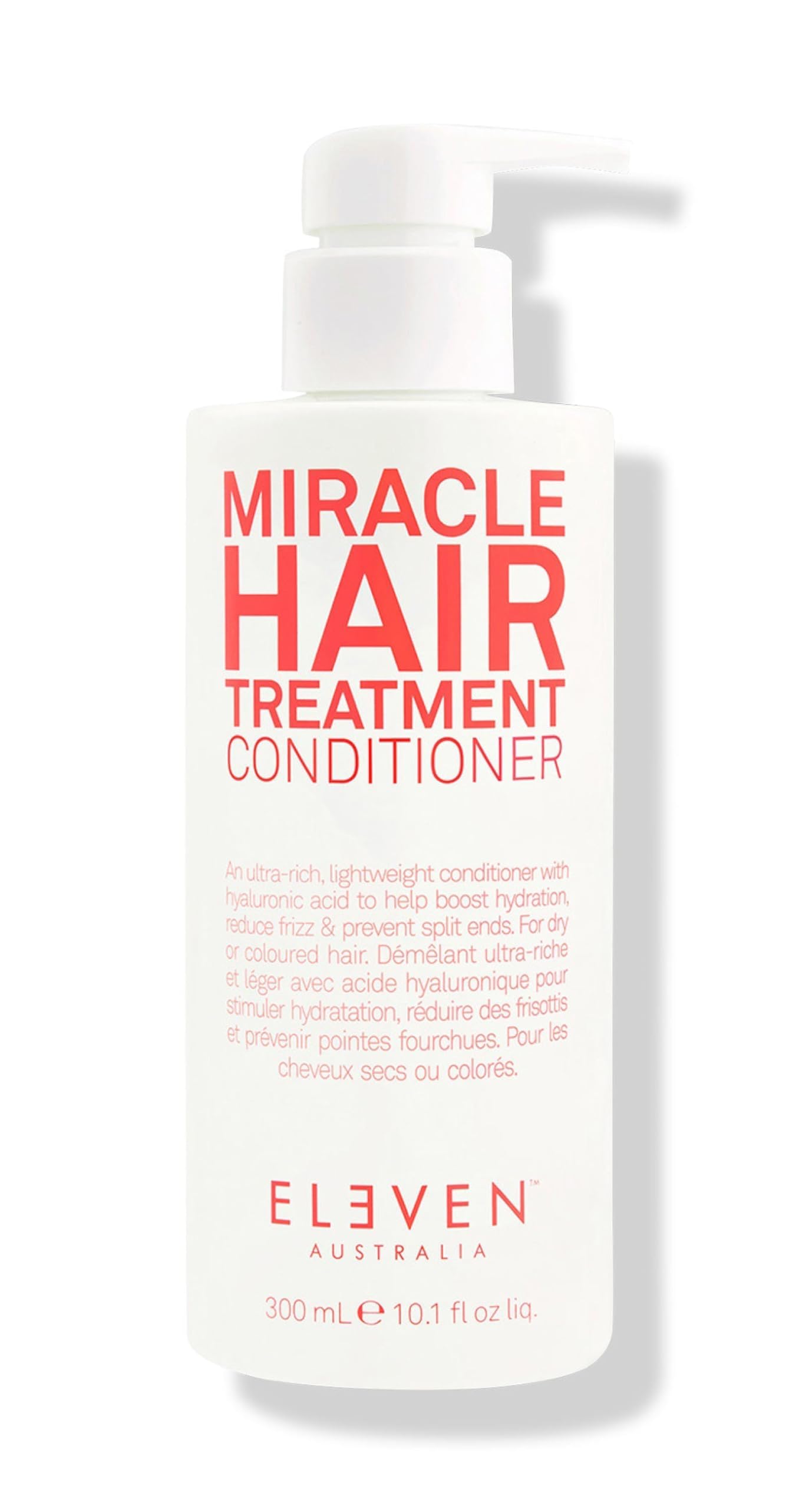 ELEVEN AUSTRALIA Miracle Hair Treatment Conditioner | Infused With Hyaluronic Acid to Help Boost Hydration, Reduce Frizz & Preve