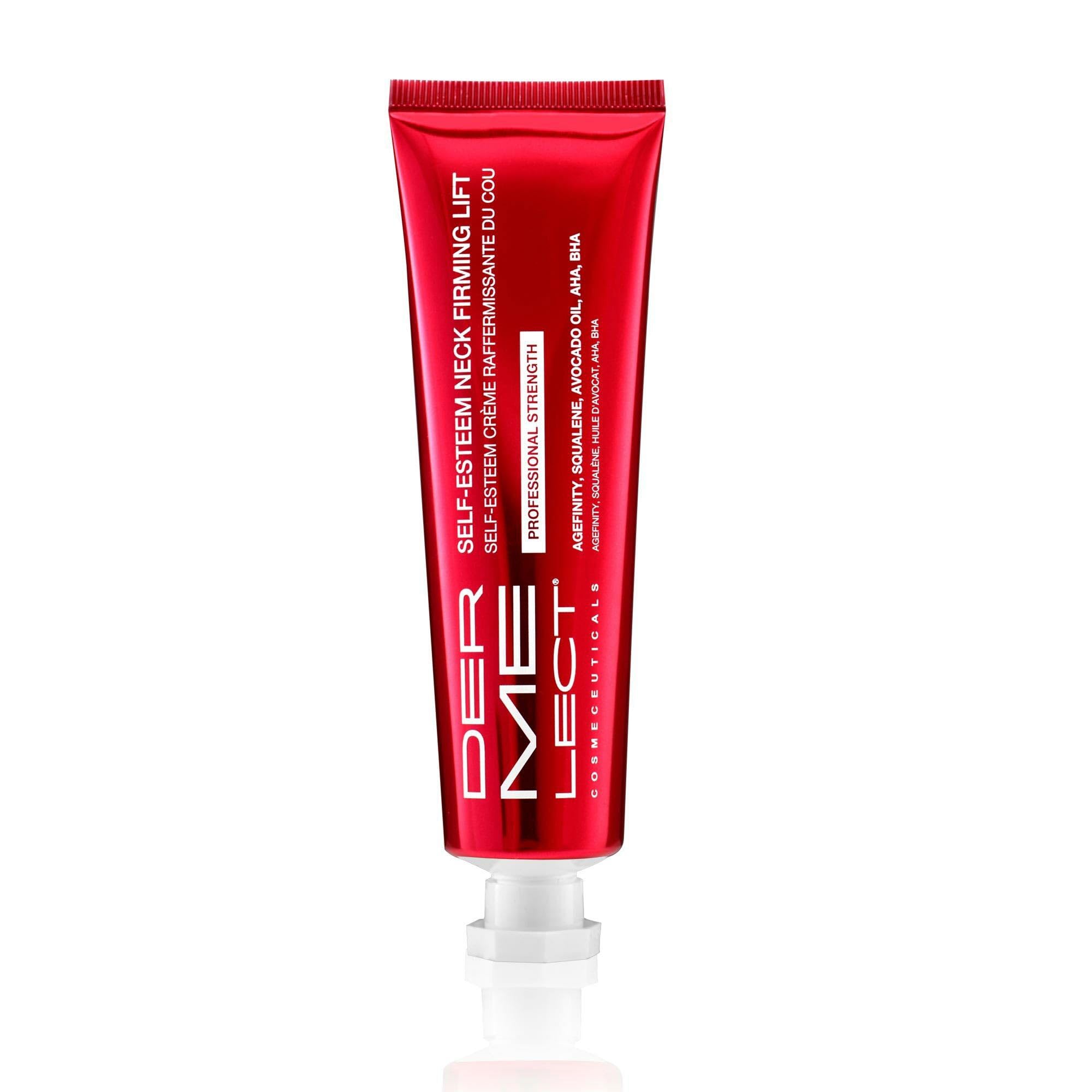 Dermelect Self-Esteem Neck Firming Lift Professional for Neck - Anti Aging Cream with Agefinity, Squalene, Green Tea Toning Hydr