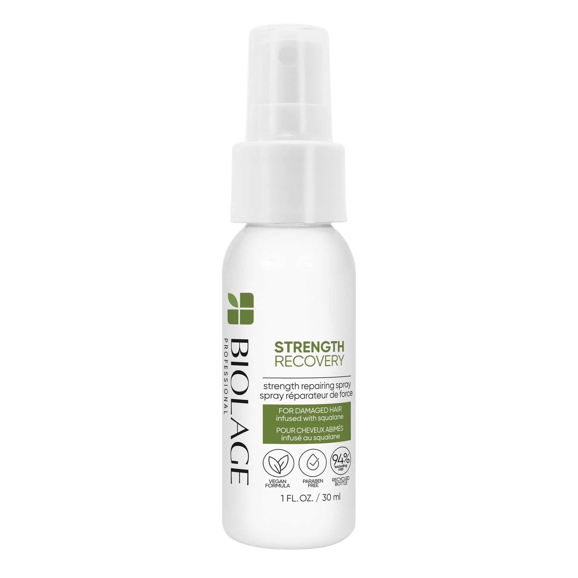 BIOLAGE Strength Recovery LeaveIn Conditioner Spray | Hair Repairing Heat Protectant & Detangler | Strengthens & Prevents Damag