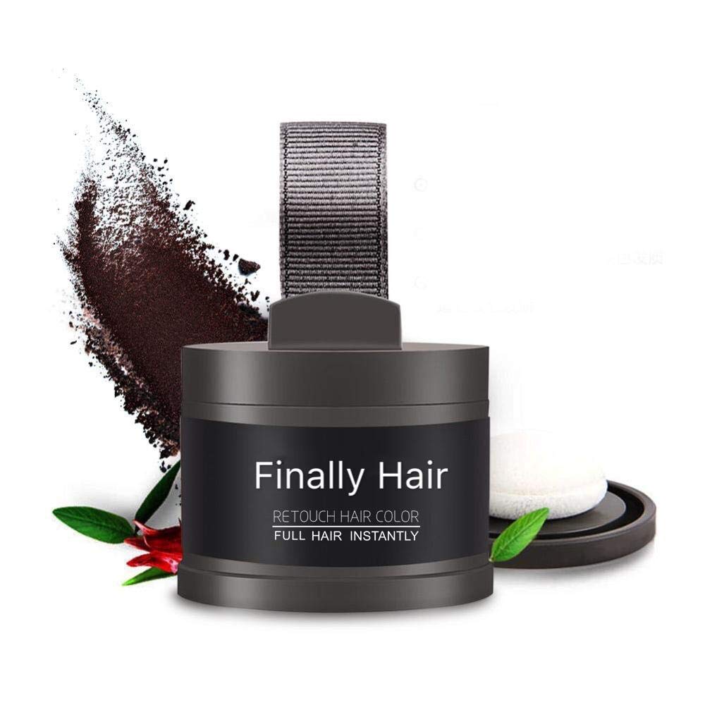 Finally Hair Dab-on Hair Fibers, Waterproof Hair Loss Concealer, 1 Count, Black