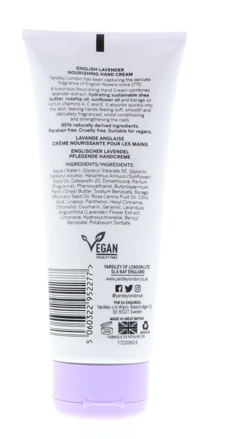 Fragrance For Women - Yardley - English Lavender Nourishing Hand & Nail Cream 100ml/3.4oz