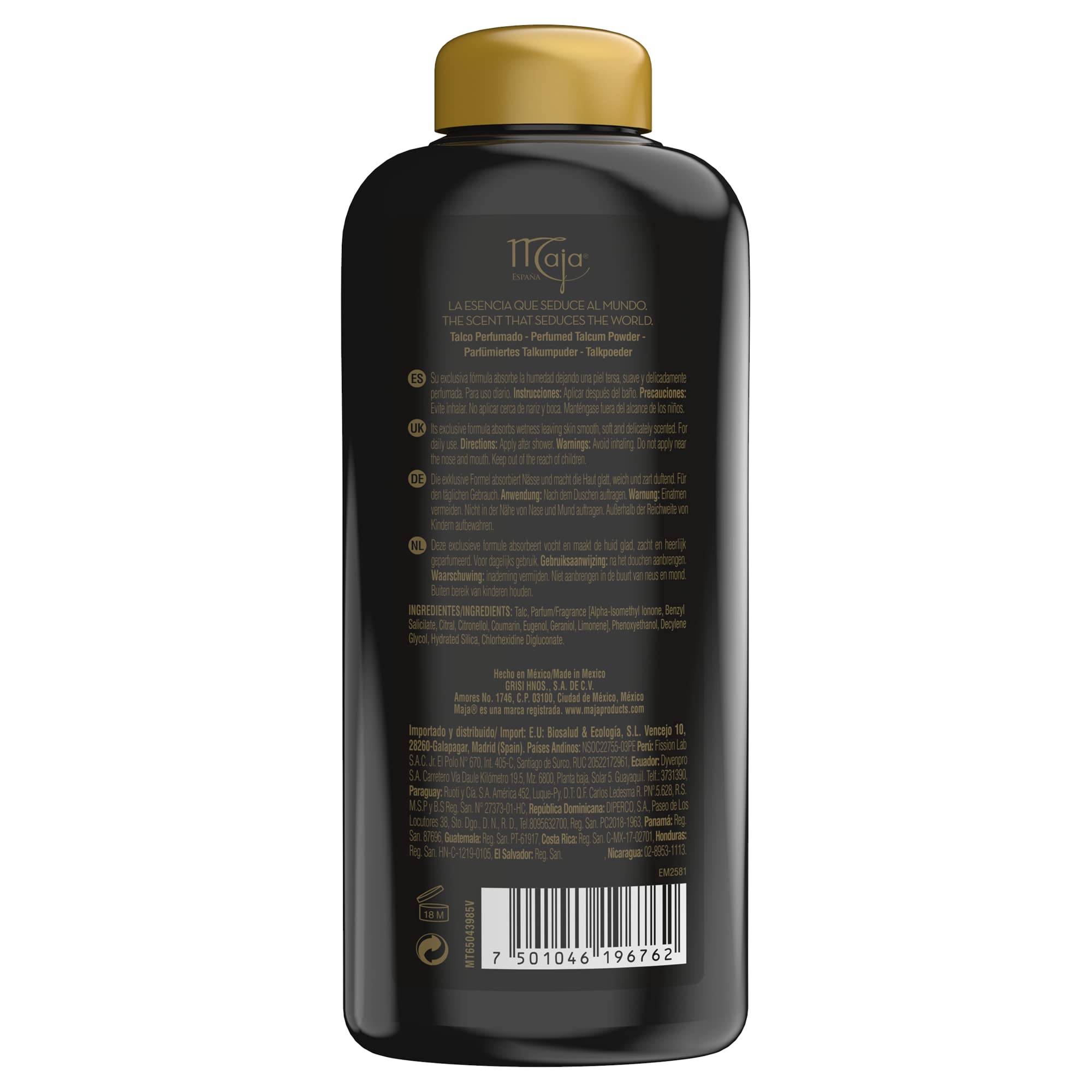 Maja Perfumed Talcum Powder-Talco Perfumado 7 oz. 2-PACK