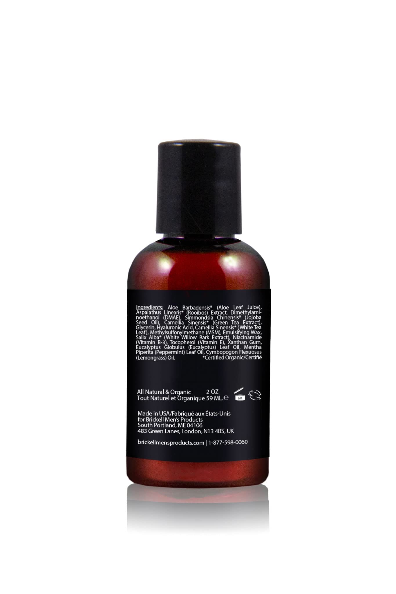 Brickell Men's Daily Essential Face Moisturizer for Men, Natural and Organic Fast-Absorbing Face Lotion with Hyaluronic Acid, Gr
