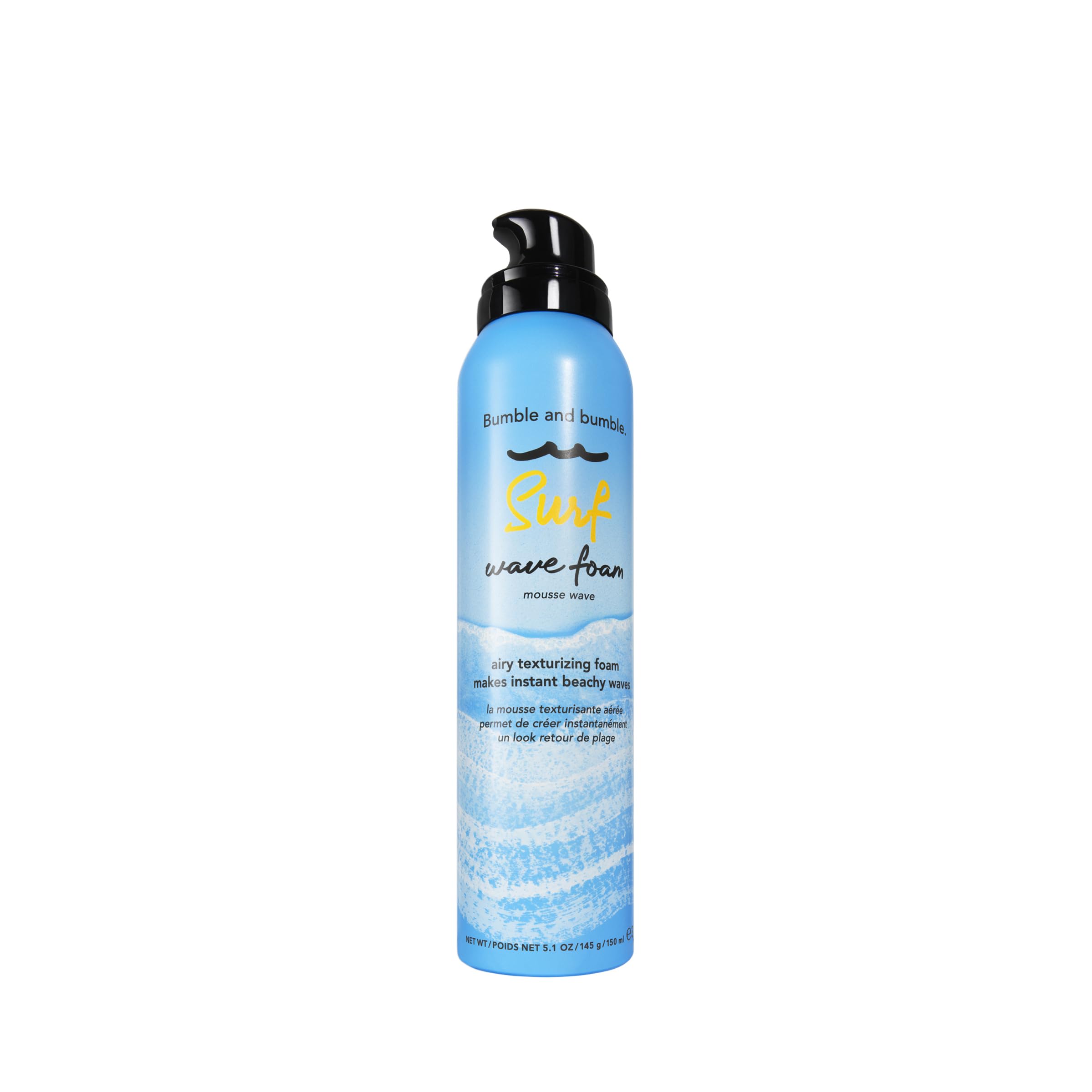 Bumble and bumble. Surf Wave Texturizing Hair Foam | Adds Texture + Light Hold | For Separation + Definition | Wavy, Straight | 