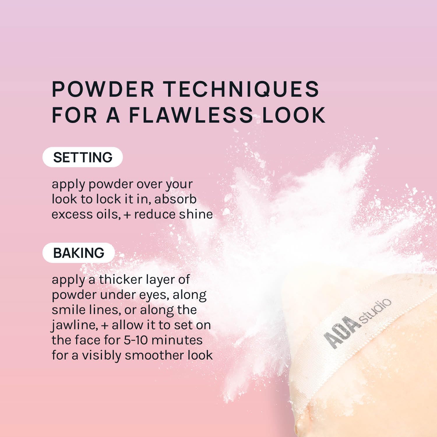 Aoa Studio Velvet Puffs Makeup Puff Set Of 6 Loose Powder Body Powder, Velour Makeup Blender Sponge Foundation Blending Sponges