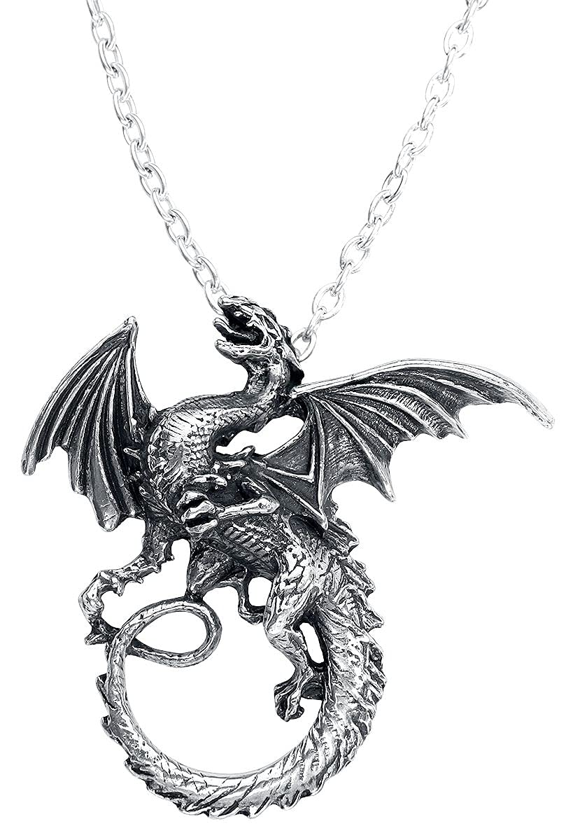 Alchemy Gothic Pewter The Whitby Wyrm Pendant Necklace