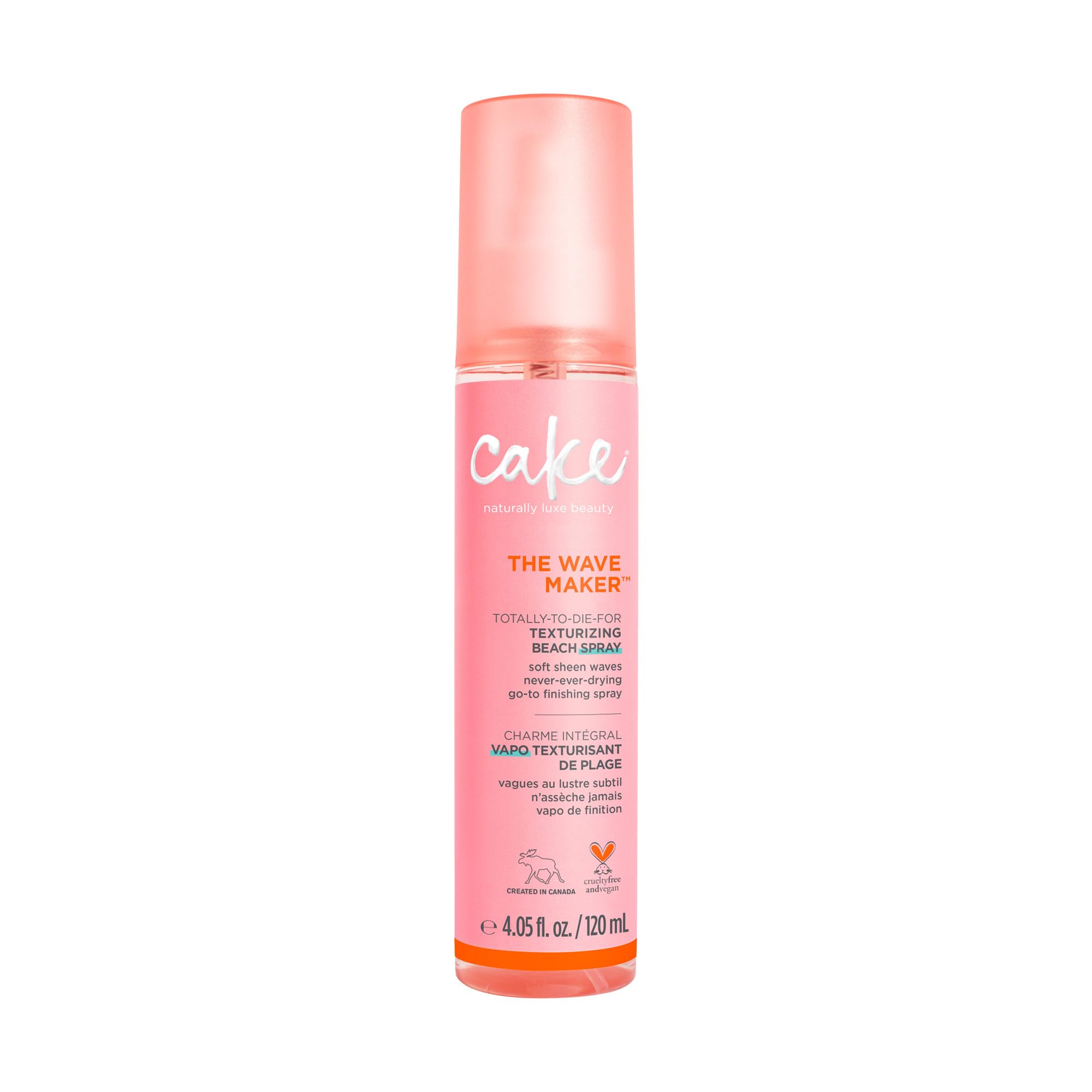 Cake Beauty The Wave Maker Texturizing Beach Spray, 4 Ounce. (Packaging may vary)
