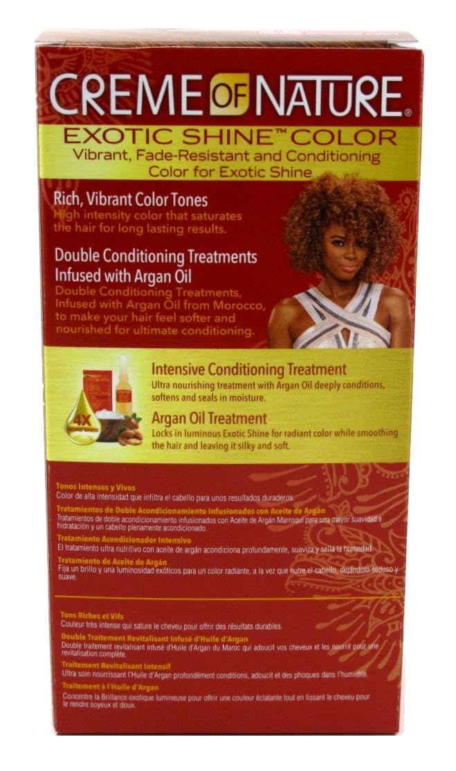 Creme of Nature Color #9.2 Light Caramel Brown Hair Dye (Pack of 2) - Exotic Shine, 1 Count